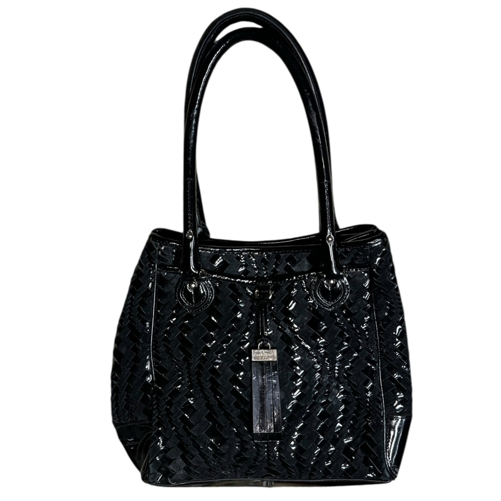 Cole Haan "Genevieve" Triangle Tote in Pinot Noir